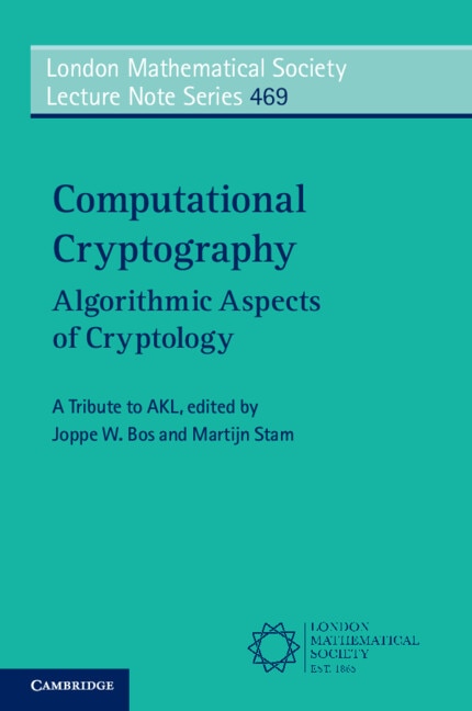 Front cover_Computational Cryptography