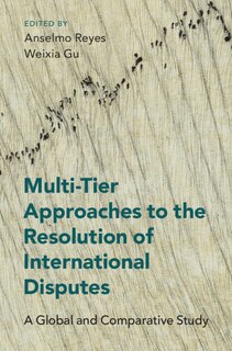 Couverture_Multi-tier Approaches To The Resolution Of International Disputes