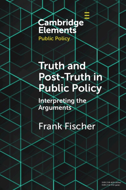 Front cover_Truth And Post-truth In Public Policy