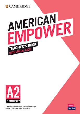 American Empower Elementary/a2 Teacher's Book With Digital Pack