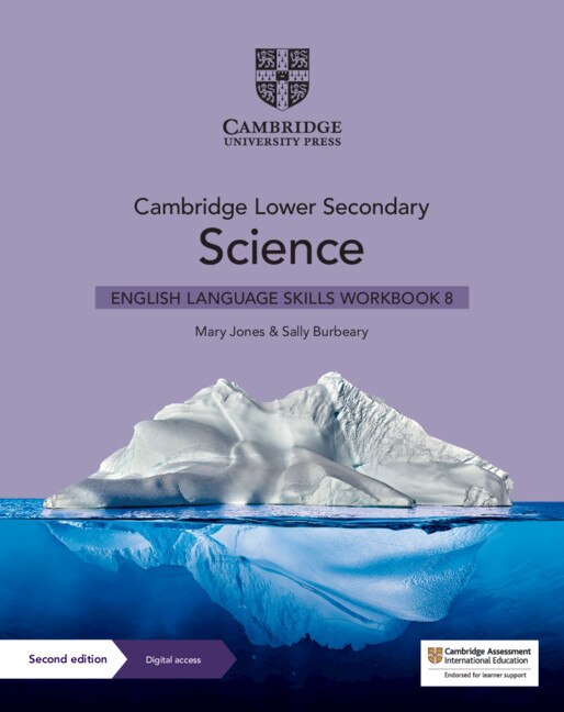 Front cover_Cambridge Lower Secondary Science English Language Skills Workbook 8 With Digital Access (1 Year)