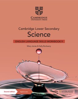 Couverture_Cambridge Lower Secondary Science English Language Skills Workbook 9 With Digital Access (1 Year)