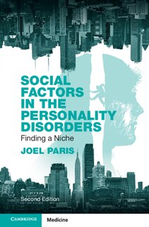 Front cover_Social Factors In The Personality Disorders