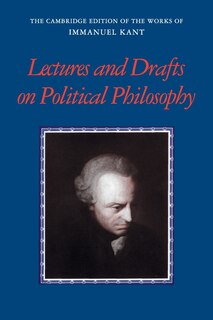 Couverture_Kant: Lectures And Drafts On Political Philosophy