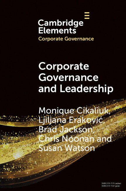 Front cover_Corporate Governance And Leadership