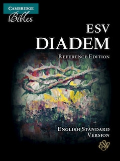 Front cover_Esv Diadem Reference Edition Black Calfskin Leather, Red-letter Text, Es545:xrl