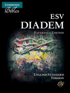 Esv Diadem Reference Edition Black Calfskin Leather, Red-letter Text, Es545:xrl