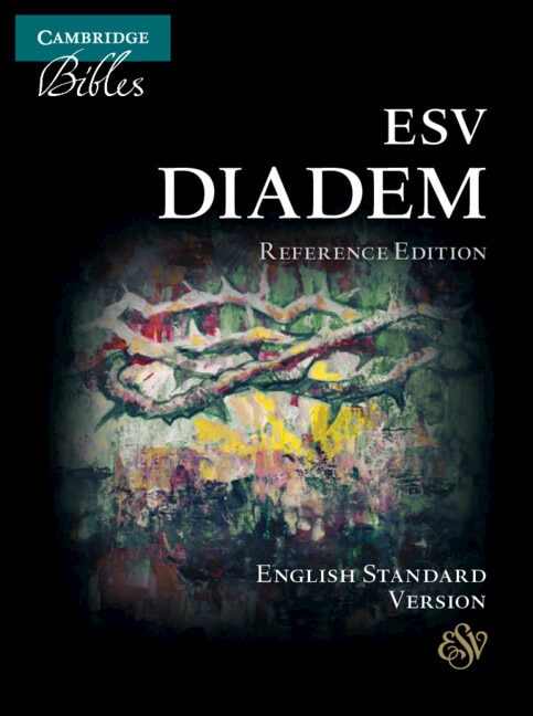 Front cover_Esv Diadem Reference Edition Black Calfskin Leather, Red-letter Text, Es545:xrl