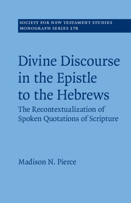 Front cover_Divine Discourse in the Epistle to the Hebrews