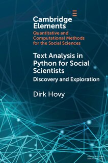 Couverture_Text Analysis In Python For Social Scientists