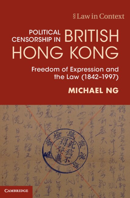 Front cover_Political Censorship in British Hong Kong