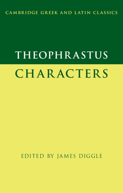 Front cover_Theophrastus: Characters