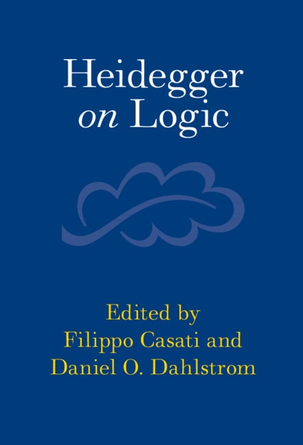 Front cover_Heidegger on Logic