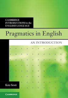 Front cover_Pragmatics in English