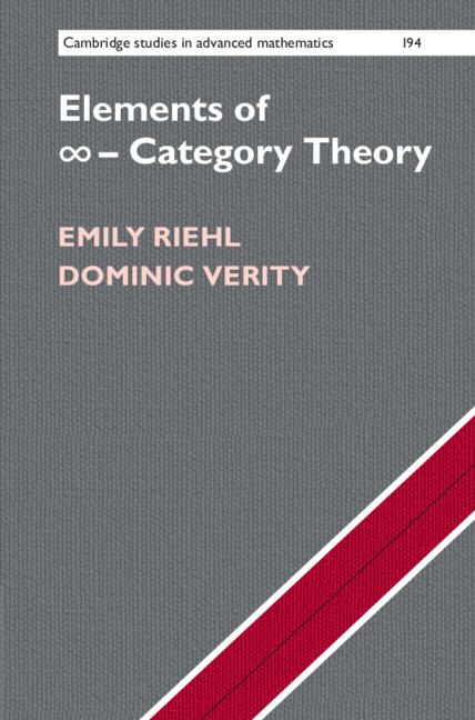 Front cover_Elements of ∞-Category Theory