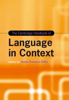 Front cover_The Cambridge Handbook of Language in Context