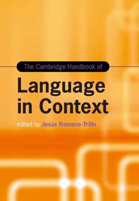 Front cover_The Cambridge Handbook of Language in Context