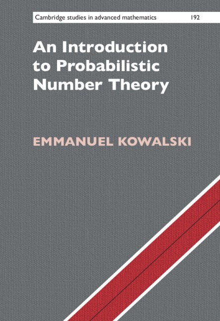 Couverture_An Introduction To Probabilistic Number Theory