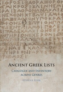 Couverture_Ancient Greek Lists