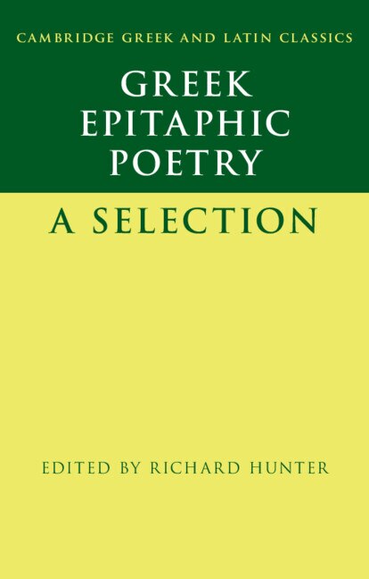Couverture_Greek Epitaphic Poetry