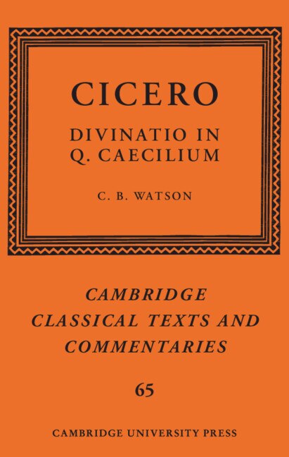 Front cover_Cicero: Divinatio in Q. Caecilium