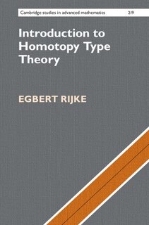 Couverture_Introduction to Homotopy Type Theory