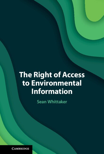 Couverture_The Right Of Access To Environmental Information