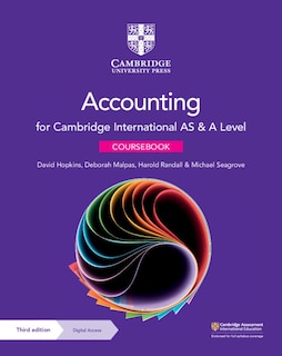 Front cover_Cambridge International As & A Level Accounting Coursebook With Digital Access (2 Years)