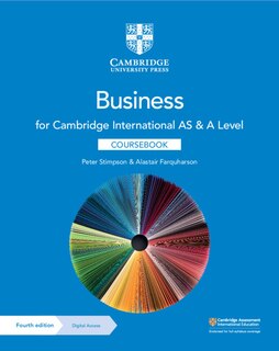 Front cover_Cambridge International As & A Level Business Coursebook With Digital Access (2 Years)