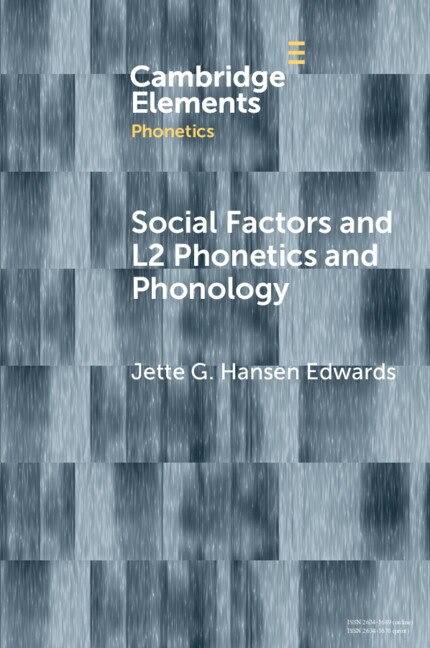 Front cover_Social Factors and L2 Phonetics and Phonology