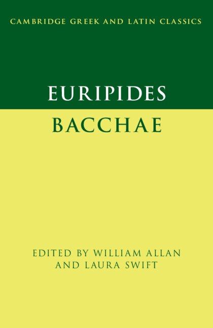 Front cover_Euripides: Bacchae