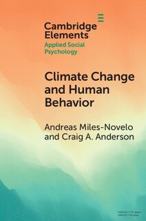 Couverture_Climate Change And Human Behavior