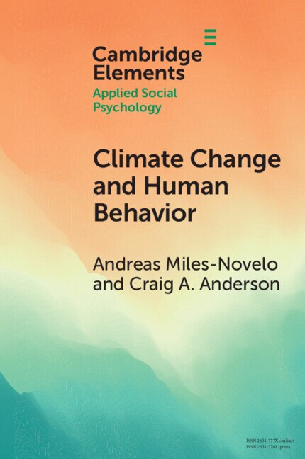Couverture_Climate Change And Human Behavior