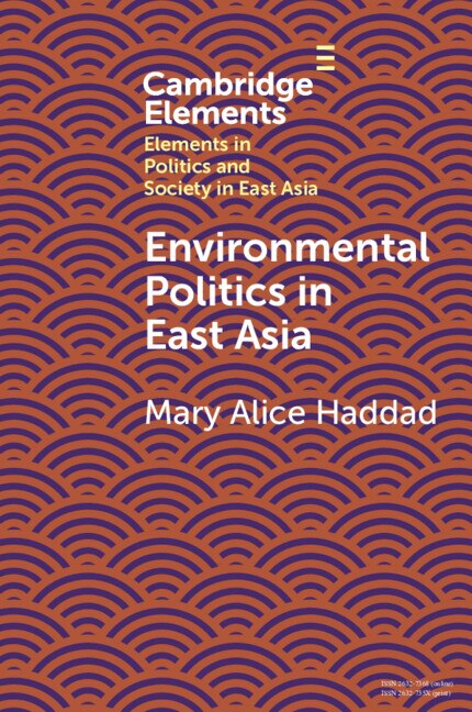 Front cover_Environmental Politics in East Asia