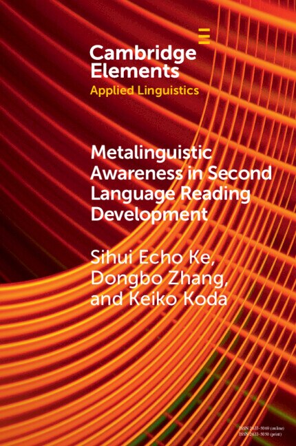 Front cover_Metalinguistic Awareness in Second Language Reading Development
