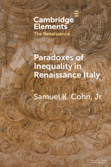 Couverture_Paradoxes Of Inequality In Renaissance Italy
