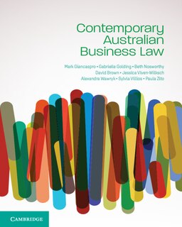 Front cover_Contemporary Australian Business Law