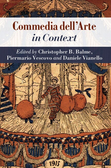 Front cover_Commedia Dell'arte In Context
