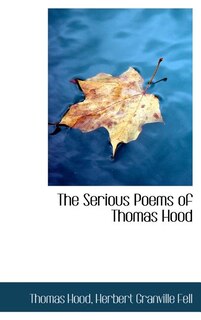 Front cover_The Serious Poems of Thomas Hood