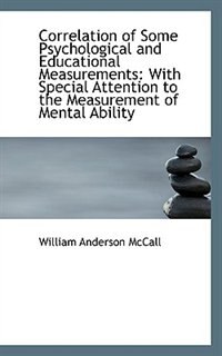 Front cover_Correlation of Some Psychological and Educational Measurements