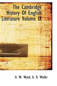 Couverture_The Cambridge History Of English Literature Volume IX