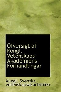 Front cover_Öfversigt af Kongl. Vetenskaps-Akademiens Förhandlingar