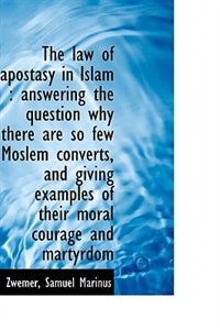 Couverture_The law of apostasy in Islam