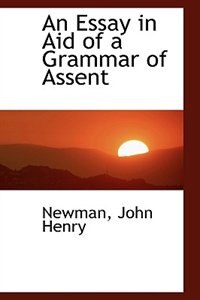 Couverture_An Essay in Aid of a Grammar of Assent