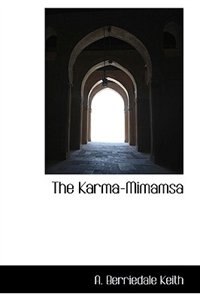 Front cover_The Karma-Mimamsa