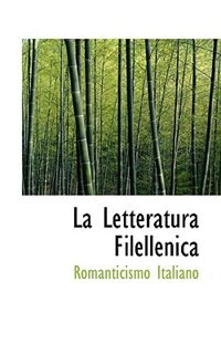 Front cover_La Letteratura Filellenica