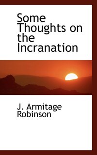 Front cover_Some Thoughts on the Incranation