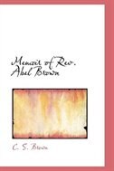 Front cover_Memoir of Rev. Abel Brown
