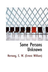 Front cover_Some Persons Unknown