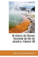 Front cover_Archivos do Museu Nacional do Rio de Janeiro, Volume VIII